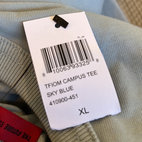 TFIOM Sky Blue Campus Tee Men's Size XL - Picture 8 of 8